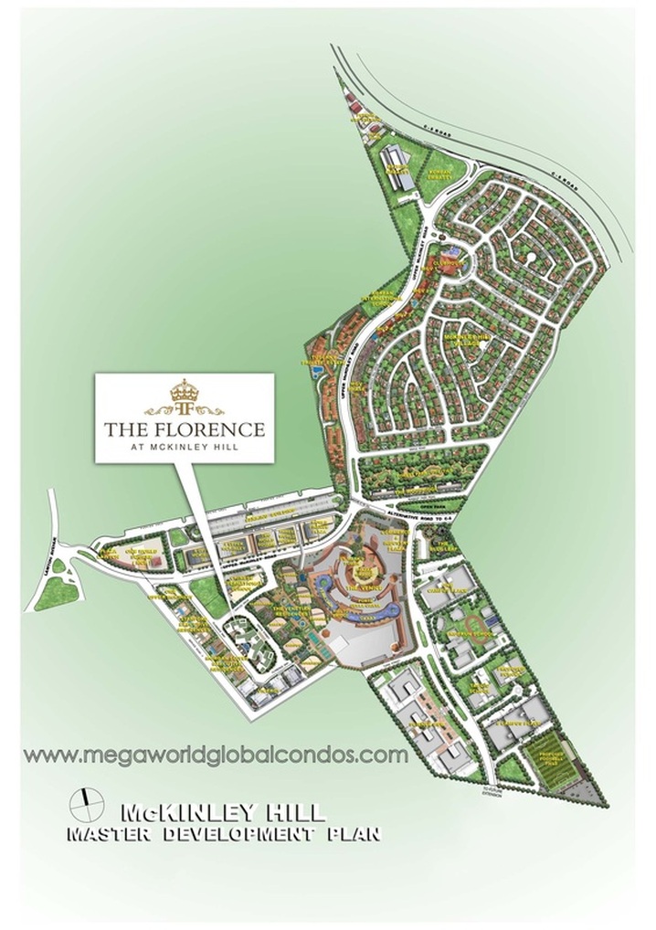 The Florence Mckinley Hill master development plan Fort Bonifacio condos (Florence, Viceroy, Venice, Grand Canal Mall, Tuscany, Enderun)