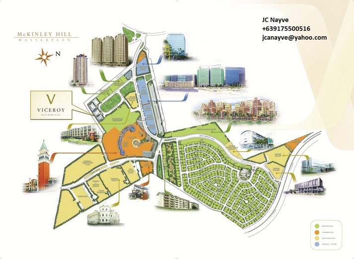 Viceroy Mckinley Hill township Development plan in Fort Bonifacio (viceroy, florence, venice grand canal mall, enderun)