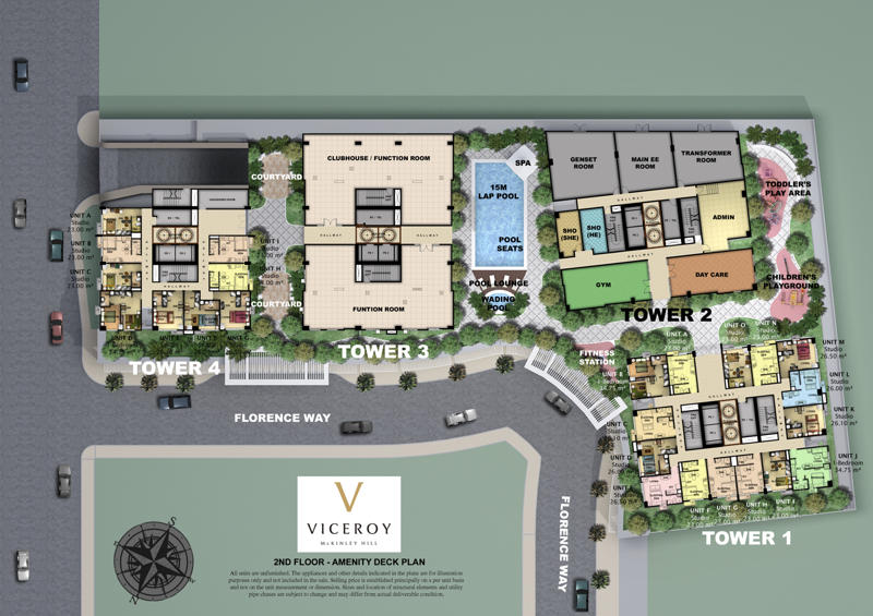 Megaworld Viceroy preselling condominium in Fort Bonifacio Site development plan