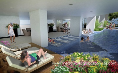 Uptown Ritz Preselling condominium at The Fort - Swimming Pool Amenity and Lounges