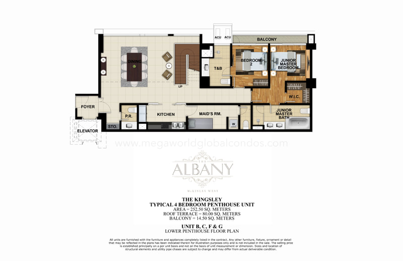 albany mckinley west kingsley villa 4-bedroom penthouse